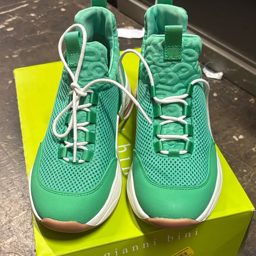 Gianni Bini Mint Green Athletic Shoes